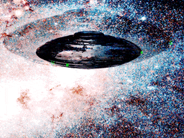 Flying Saucer 3D GIF by The NGB