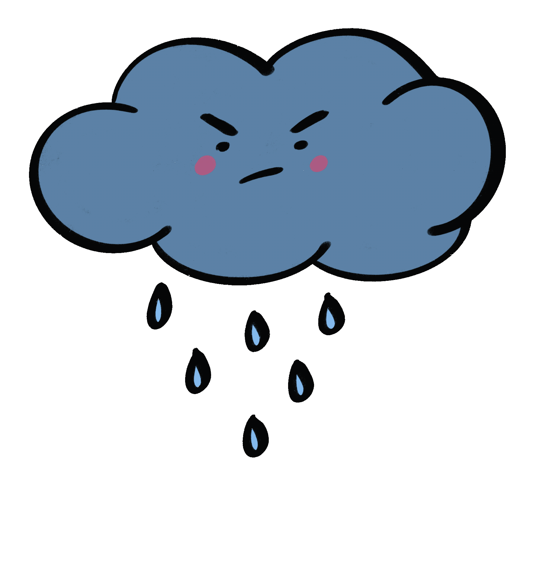 Rain Storm Sticker for iOS & Android | GIPHY