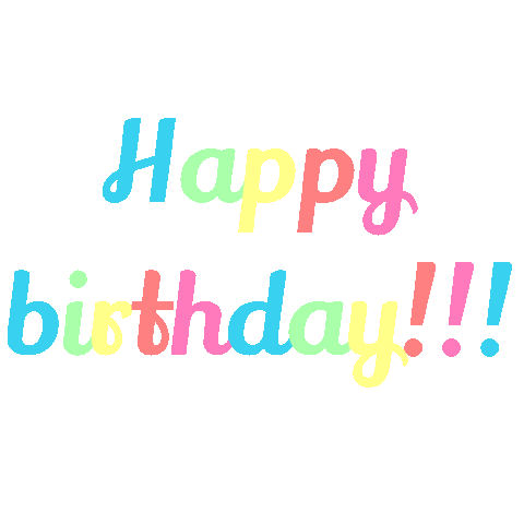 Happy Birthday Sticker