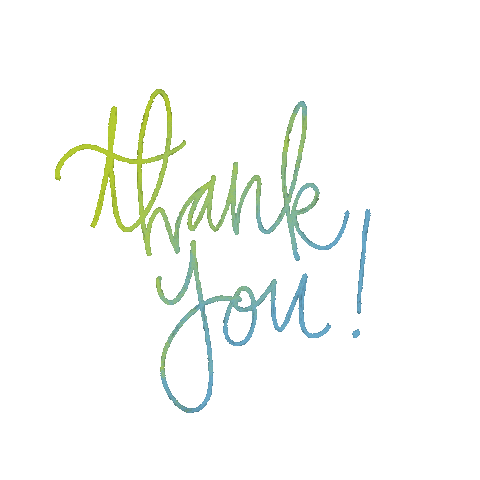 Thanks Thank You Sticker by Palmer Home for Children