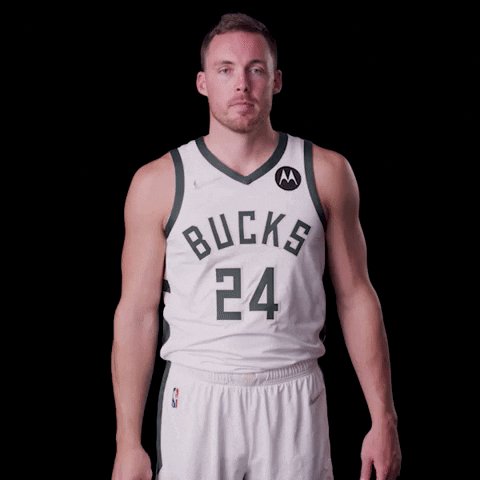 Stop Talking And 1 GIF by Milwaukee Bucks