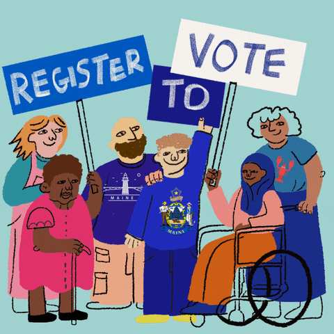 Voting Voter Registration GIF by #GoVote