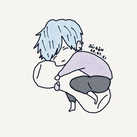 colorandpen drawing doodle sleeping pillow GIF