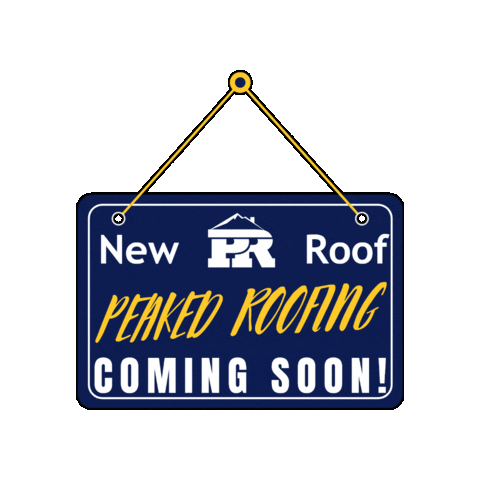 Roof Sticker by Peaked Roofing