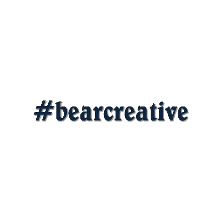 Bear creative. Sticker