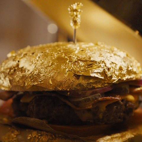 Gold Hamburger GIF by Fio banka