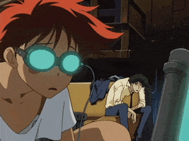 crazy cowboy bebop GIF