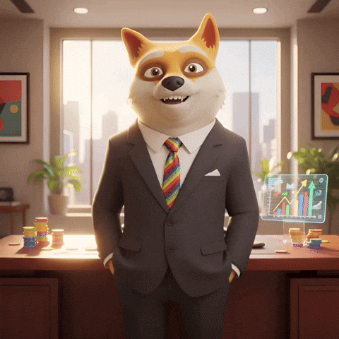 Happy Stock Market GIF by Doge Pound