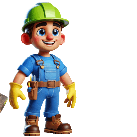 Garten Bauarbeiter Sticker by Bauzentrum Lüchau