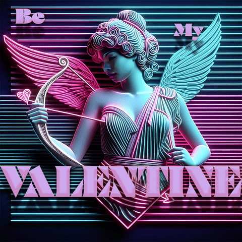 Be My Valentine Love GIF by Delta__Li
