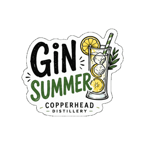 Happy Hour Summer Sticker by CopperheadDistillery