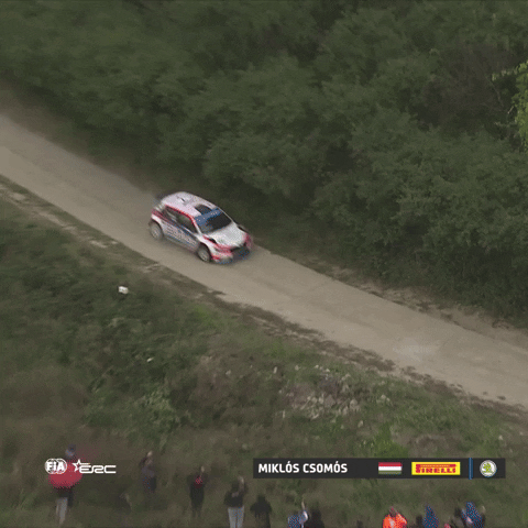 Driving Never Give Up GIF by FIA European Rally Championship