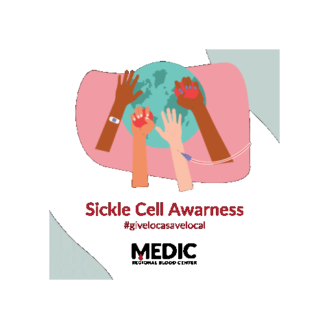 MEDIC Regional Blood Center Sticker