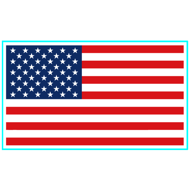 American Flag Usa Sticker by @Phetus88