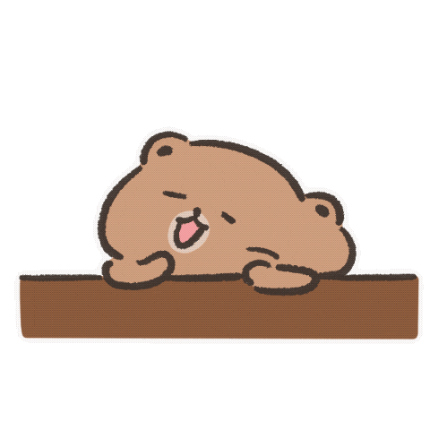 Sleepy Sticker Sticker