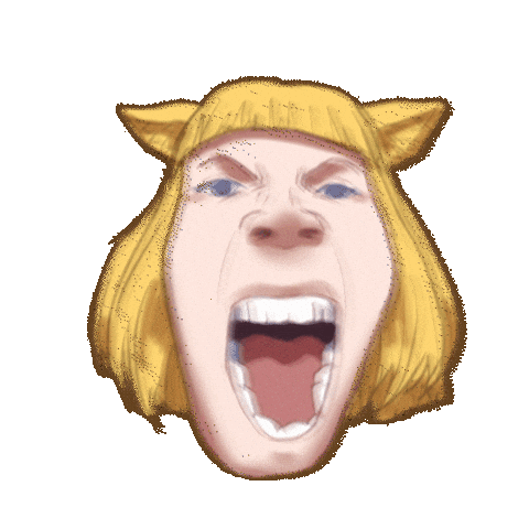 Hype Scream Sticker