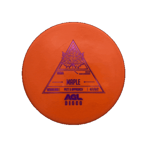 Maple Tree Disc Golf Sticker by AGLDiscs