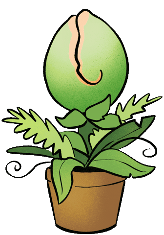 Feed Me Plant Sticker