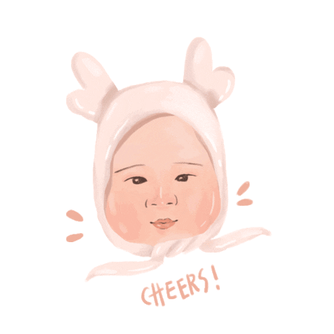 Baby Cheers Sticker