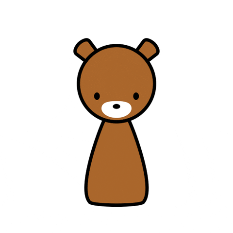 Brown Bear Wink GIF