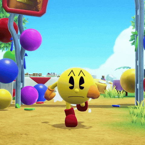 Giphy - Video Games Running GIF by PAC-MAN™