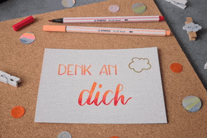 With You Lettering GIF by STABILO