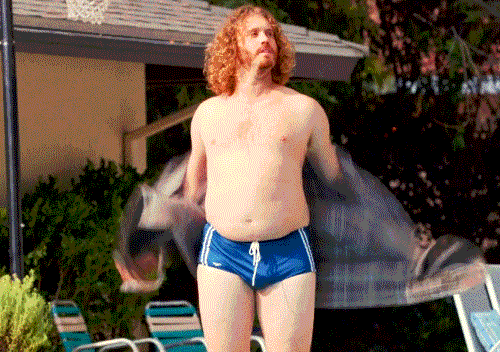 gif maillot de bain borat