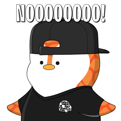 Mad No Way GIF by Pudgy Penguins