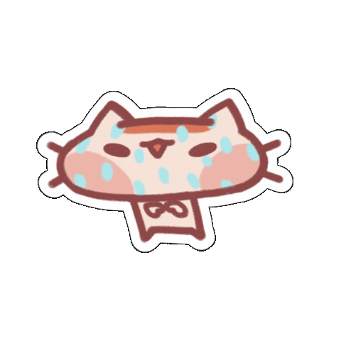 Cat Flan Sticker