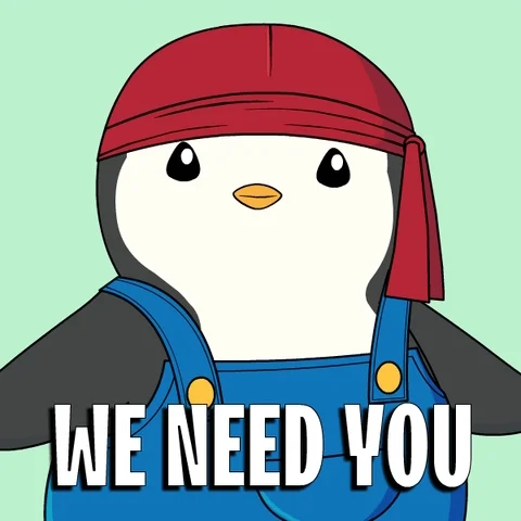 Join Us Help Me GIF by Pudgy Penguins