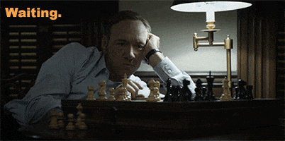 house of cards waiting GIF