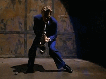 david bowie saxophone GIF