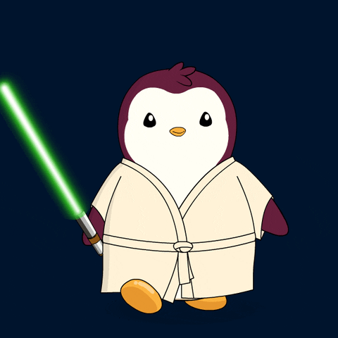 Coming Star Wars GIF by Pudgy Penguins