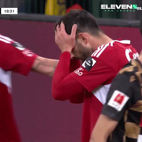 Disappointed Standard De Liege GIF by ElevenSportsBE