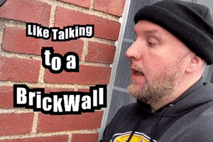 Not Listening To A GIF by Mike Hitt