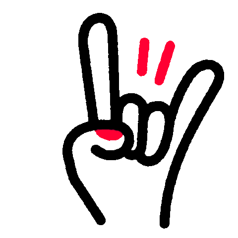 Party Rock Sticker by volt.agency – Burn More Brightly