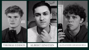 Albert Einstein Podcast GIF