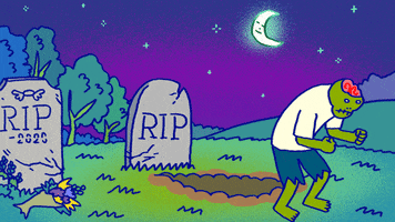 Rest In Peace Sleeping GIF by Holler Studios