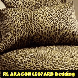ralph lauren leopard print sheets