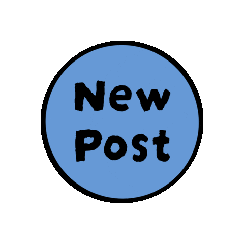 Social Media New Post Sticker