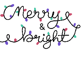 Christmas Fairylights Sticker