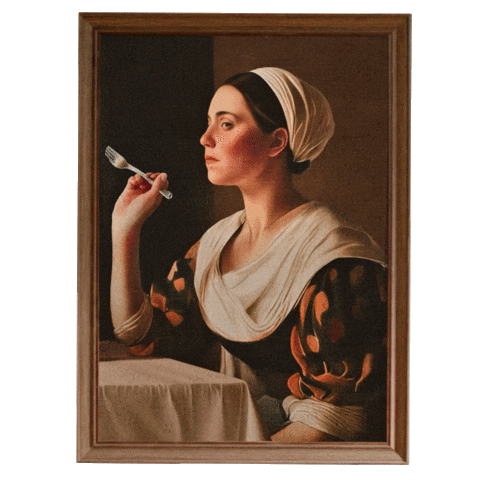 Chewing Eating Sticker by Oswald Nahrungsmittel GmbH