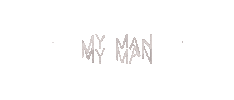 My Man Sticker Sticker by Winona Oak
