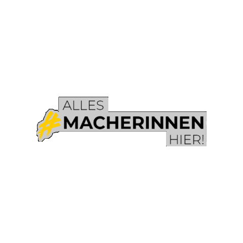 Macherinnen Sticker by meinreisebuero24