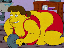 obese the simpsons GIF