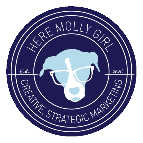 Here Molly Girl Sticker