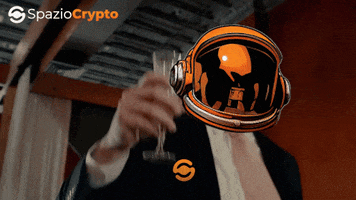 Spaziocrypto crypto community salute web3 GIF