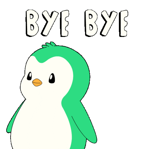 Bye Bye Goodbye Sticker by Abster