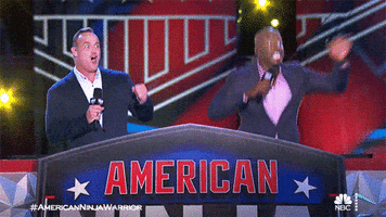 Excited Nbc GIF by Ninja Warrior
