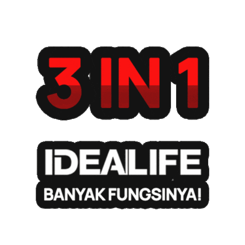 3In1 Sticker by IDEALIFE